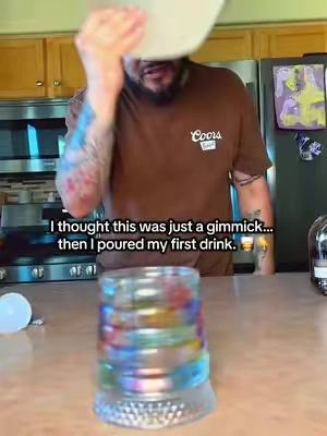 This rotating whiskey glass isn’t just a conversation starter—it actually helps swirl your whiskey or cocktail with a smooth spin while adding a premium feel to every pour. Whether you’re enjoying bourbon, whiskey, an Old Fashioned, or your favorite mixed drink, this glass turns every sip into an experience. It’s the perfect gift for dads, husbands, boyfriends, or anyone who loves a well-stocked home bar. #rotatingwhiskeyglass #whiskeyglass #bourbon #oldfashioned #cocktail 