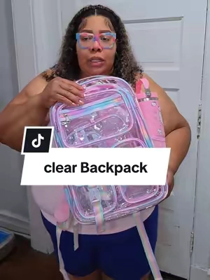 school starts in 1 month😅 #clearbackpack #tiktokshopbacktoschool #tiktokshopsummersale #clearbookbag #summerwins 