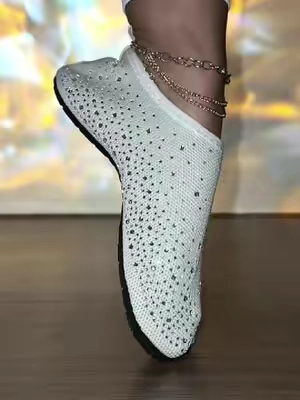 Sparkle Shoes that actually shine.✨ #watelves #barefootshoes #sparkleandshine #houseshoes #tiktokshopsummersale 