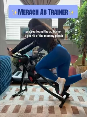 Merach Ab Trainer for that Core Strengthening! It’s time to get rid of that mommy pooch for good!😎 5 sets of 20 reps =100 5x a week!! Let’s get to work baby!🔥🔥🔥#abtrainer #waisttrainer #coreworkout #creatorsearchinsights #workoutexercisesathome 