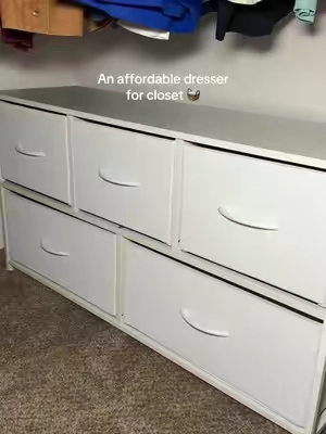 @Sweetcrispy Official #closetorganization #dealsforyoudays #summervibes #dresser #bedroommakeover 