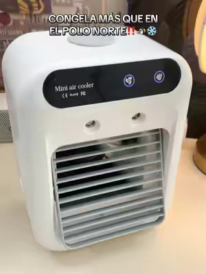 Gracias a este mini aire acondicionado ya no paso más calor en verano #minicoolers #miniaircooler #coolingfan #minicoolingfan #miniventilador 