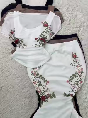 Amazing!!! #2pieceset #dress #offshoulder #casual #fashion #solid #tiktokshopsummersale #growtogether #spotlightfinds #retrostyle #summeroutfits 
