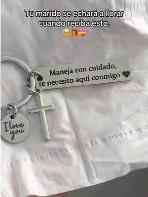 Que Dios aleje todo mal de tu camino, que tengas paz y amor eterno conmigo.❤️🙏#crosskeychain #godisincontrol #christianitytiktok #trending #fyp d