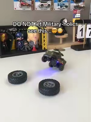 The RC Military Willys Jeep you didn’t know you needed 🚙🔥This mini off-road vehicle features realistic details, LED headlights, phone control, and rugged tires that make every drive feel like a real adventure. Perfect for car lovers, RC fans, and anyone who loves cool gadgets!#WeeklyDeals #giftforhim #willysjeep #rccar #cooltoys 