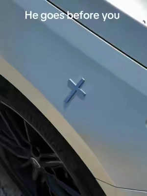 My favorite decoration: Cross stickers. They can be stuck anywhere. They are very firm and friendly to the car paint.#jesus #itsgod #faithtok #godisgood #cross