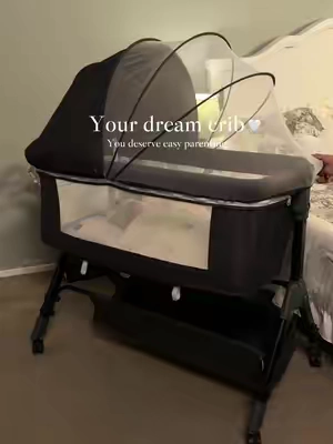 ✅ Baby registry must-have: all-round 3-in-1 crib ✅ Stable frame, adjustable height, silent wheels, breathable mesh ✅ Bedside & rocking modes + matching mosquito net 🔥 Limited time launch deal + free shipping included Tap the link in bio to check this off your list! #babybassinet #bassinet #baby #newborn #newbornsleep 