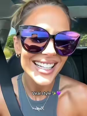 Obessed!!!!✨💜The compliments started immediately.#purple #viralvideo #sunglasses #polarizedsunglass #fyppppppppppppppppppppppp 