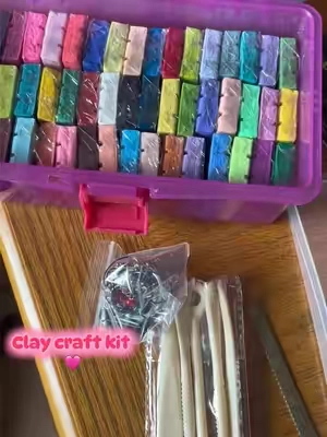 Crafting is so fun ☺️ #craft #crafts #clay #polymerclay #claycraft 