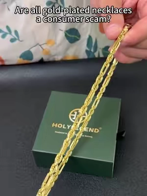 💥💥💥Craziest Necklace Test! Spot Fast-Tarnish Necklaces In Seconds#holylegendjewelry #tiktokshop #testingtesting #gift #necklaceformen  