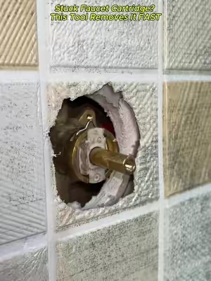 Don’t fight a stuck faucet cartridge with random tools. This cartridge puller locks on securely and removes stubborn Moen cartridges quickly and easily. Perfect for faucet repairs, shower valves, and plumbing maintenance. #SummerVibes #DealsForYouDays #PlumbingTools #FaucetRepair #PlumberLife 