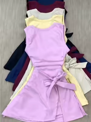 I didn’t know I needed a golf dress until I saw this 😭🎾#workout #tennisskirt #backless #spotlightfinds #golf 