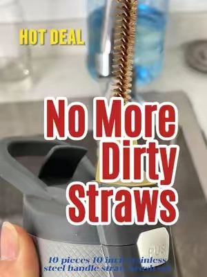 The easiest way to clean reusable straws
#strawbrush #strawcleaner #strawcleaning #straw #dealsforyoudays