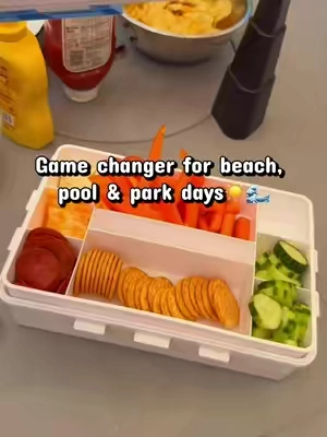 If you’re packing snacks every time you leave the house, this insulated snackle box is a must. 🙌 #beach #snackbox #summeressentials #travel #poolday