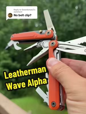 Replying to @SwordsmanZ the wave of Alpha doesn’t come with a pocket clip, but they’ve got it in their TikTok shop for 15 bucks. The wave of Alpha I think is the perfect every day carry multitool because you get the magnet cut blade and it’s ultra lightweight with a G10 handle. #leathermanwavealpha #leatherman #magnacut #edcknife #multitool @Leatherman Tools 