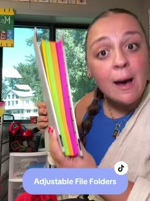 Teacher tip 🍎 Every paper needs a home. Student work, permission slips, papers to grade, copies… when everything has a designated spot, your classroom runs so much smoother. These adjustable hanging folders have been one of my favorite organization upgrades! 📚✨ #creatorsearchinsights #TeacherTips #backtoschool #teacherorganization #classroomorganization 