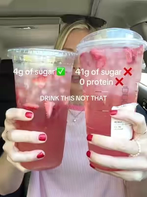 A no brainer 🍓💦💪🏻 #proteinrefresher #clearprotein #pinkdrink #betterforyou #justingredients @Just.Ingredients 