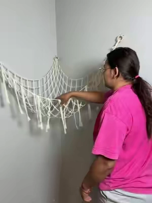 Organizador de peluches#hamock #hamaca #peluches #organizedhomeorganizedmind #decoration 