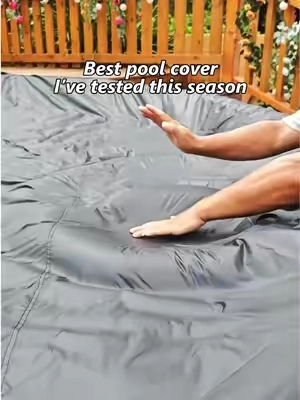 This pool cover has been a game changer. 💦 Thick, secure, easy to install, and it keeps leaves and debris where they belong—not in my pool. #poolhacker #SummerWins #DealsForYouDays #poolcover #poolseason 