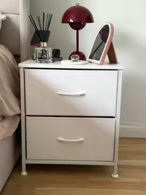 Small Fabric 2-Drawer Bedside for bedroom storage , bedroom decor , affordable bedroom furniture @Sweetcrispy S @Sweet Furniture @Sweetcrispy Official @Sweetcrispy Store #bedroomdecor #bedroomstorage #nightstand #bedroomorganization #homeorganization 