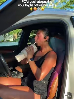 there’s nothing worse than getting into your car SOAKING wet after a run!!!! 🥵 every runner needs this car seat towel cover @Sprints Running #summeressentials #runninghack #carseatcover #runningessentials #summerrunning 