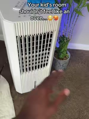 No kid should have to sleep in a hot room 🥵 #portableac #portableacunit #portablefan #ac #accooler 