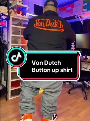 Von Dutch button up shirt  #vondutch #shirt #vondutchshirt #buttonup #tiktokshopsummersale 
