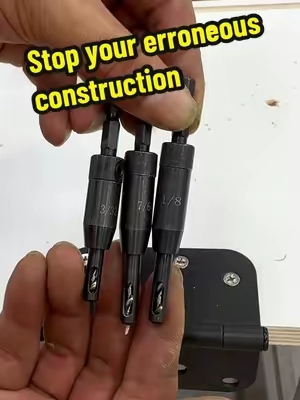 self-centering drill bit! #woodworking #carpenter #diyproject #drill #dealsforyoudays 