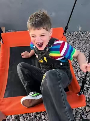 This is the first swing set that has truly worked for all six of my kids. ❤️ It’s sturdy, the perfect size (not too big, not too small), and the swings are a huge hit even my boys with special needs love spending time on it. Finding outdoor toys that everyone can enjoy is such a win! 🌞💙 #SwingSet #FamilyFun #SpecialNeedsParenting #BackyardPlay #MomFinds