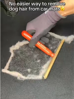 No easier way to remove dog hair from car mats👏🏻🏆#pethairremover #pethairremoval #pethair #carcleaning #tiktokshop 