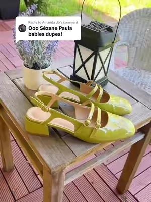 Replying to @Amanda Jo a fraction of the price and more comfortable! #maryjaneshoes #bougieonabudget #elegantstyle #timelessfashion #balletflats 