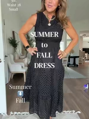 The black dress every woman needs 🖤✨ Fully lined, pockets, flattering smocked waist & perfect for teachers, work, church, vacation or dinner. I’m 5’5”, 135 lbs wearing a small. #blackdress #teacheroutfit #workdress #churchdress #falltransition   @zesica_usa @ZESICA 