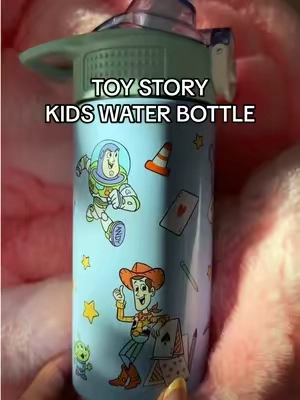 My kid is going to be obsessed with this water bottle! Mamas grab yours before the good prints sell out! #kidswaterbottle #waterbottle #backtoschoolshopping #toystory #waterbottles 