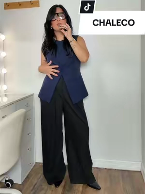 Chaleco elegante #chaleco 