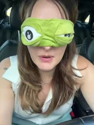 This silly eye mask is definitely a need not a want. I will never travel without this. This is one of those fun items that will make everybody laugh. #silly #eyemask #sleepmask 