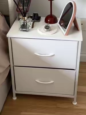 Bedroom nightstand organizer with 2 deep drawers @Sweetcrispy S @Sweet Furniture @Sweetcrispy Official @Sweetcrispy Store #bedroomdecor #bedroomstorage #nightstand #bedroomorganization #homeorganization 