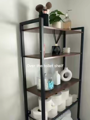 Over the Toilet Storage Rack, bathroom organization @Sweetcrispy S @Sweet Furniture @Sweetcrispy Official @Sweetcrispy Store #homeorganization #bathroomorganization #bathroomshelf #bathroomdecor #bathroomorganizer 