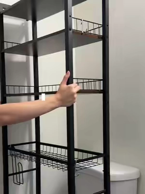 Bathroom over the toilet shelf for extra storage @Sweetcrispy S @Sweet Furniture @Sweetcrispy Official @Sweetcrispy Store #homeorganization #bathroomorganization #bathroomshelf #bathroomdecor #smallbathroom 