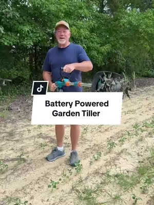 Electric Batrery Powered Tiller for Gardening, 360 RPM Rototiller Cordless Cultivator #tiller #gardentiller #electrictiller #gardentools #tiktokshopcreatorpicks @SEESII Tools  