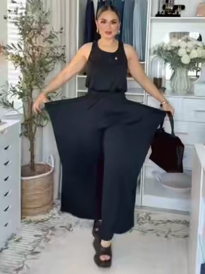 ✨#halara #jumpsuit #widelegjumpsuit #enterizo #jumpsuitoutfit 