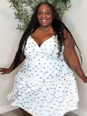 Plus Size Dot Dress #plussize #fashion #dot #tiktokshop #foryou 