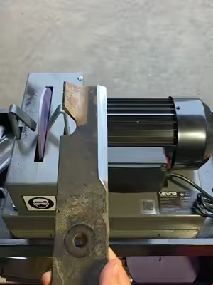 If you're still sharpening mower blades by hand, you're making it harder than it needs to be. This sharpener holds the angle for you, takes out the guesswork, and makes getting a sharp edge quick and consistent. #lawncare #mower #tools #landscaping #tiktokshop 