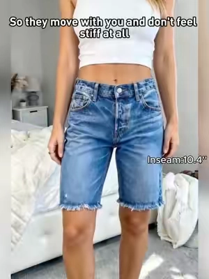 💙Flamingals Stretchy Shorts💙 #summeroutfits #stretchyjeans #effortless #SummerVibes #flamingals 