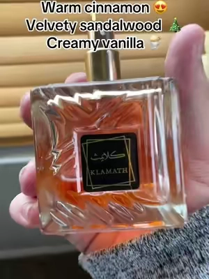 Klamath, a sweet but also fresh and addictively delicious smelling fragrance.#creatorsearchinsights #budgetfragrance #smellgood #unisexfragrance #vanillagirl 