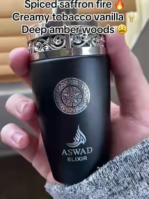 Aswad elixer, a fresh but also sweet and addictively good smelling fragrance.#creatorsearchinsights #budgetfragrance #smellgood #unisexfragrance #vanillafragrance 