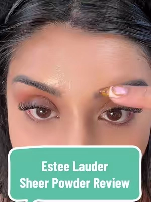@Estée Lauder #esteelauderreview #esteelauderdoublewear #sheerflatterypowder 