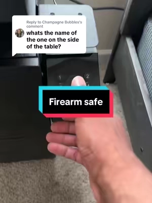 Replying to @Champagne Bubbles here it is left the link if you want to check it out #gunsafe #firearms #guns #smithandwesson #9mm 