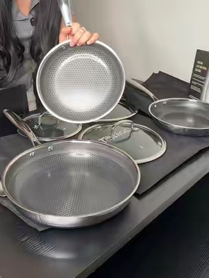 Sartenes de acero inoxidable lo mejor en tu cocina para que no las cambies a cada rato #satenes #sartendeaceroinoxidable #tiktokshopsummersale #summerwins #summerfinds 