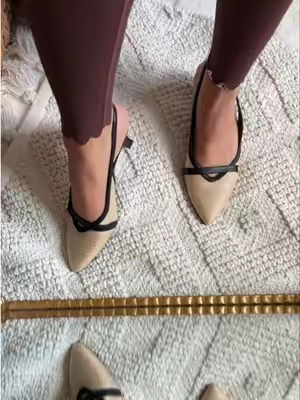 Clarks Collection Sling-Back Pumps -Kepley Sling @QVC, Inc #clarks #heels #kittenheels