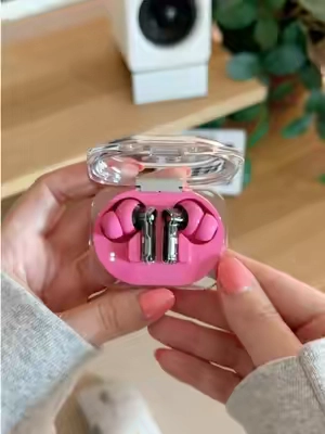 new PINK color release by Nothing for the Ear (3a) and i’m obsessed 💗 #nothingheadphones #nothingear #nothingear3a @Nothing 